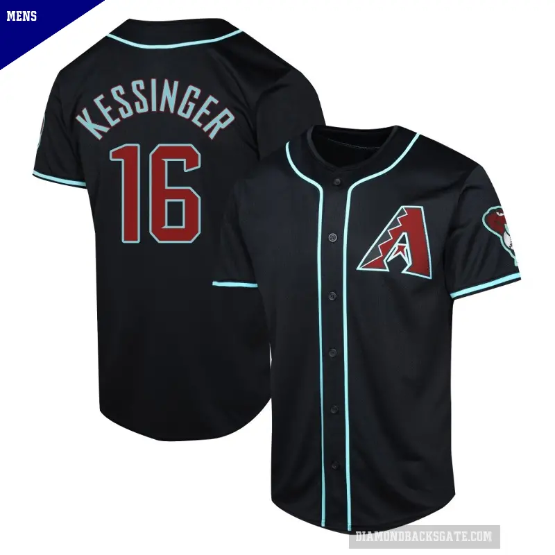 Men's No.16 Grae Kessinger Arizona Diamondbacks Black Limited Alternate Jersey