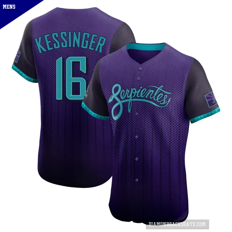Men's No.16 Grae Kessinger Arizona Diamondbacks Purple Elite 2025 City Connect Jersey