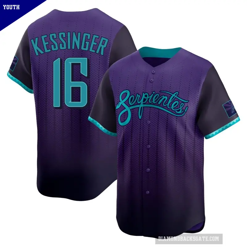 Youth No.16 Grae Kessinger Arizona Diamondbacks Purple Limited 2025 City Connect Jersey